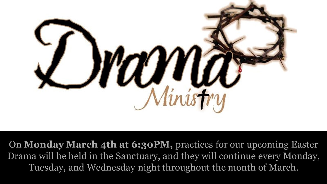 Easter Drama Practice Fairlawn Church Of God